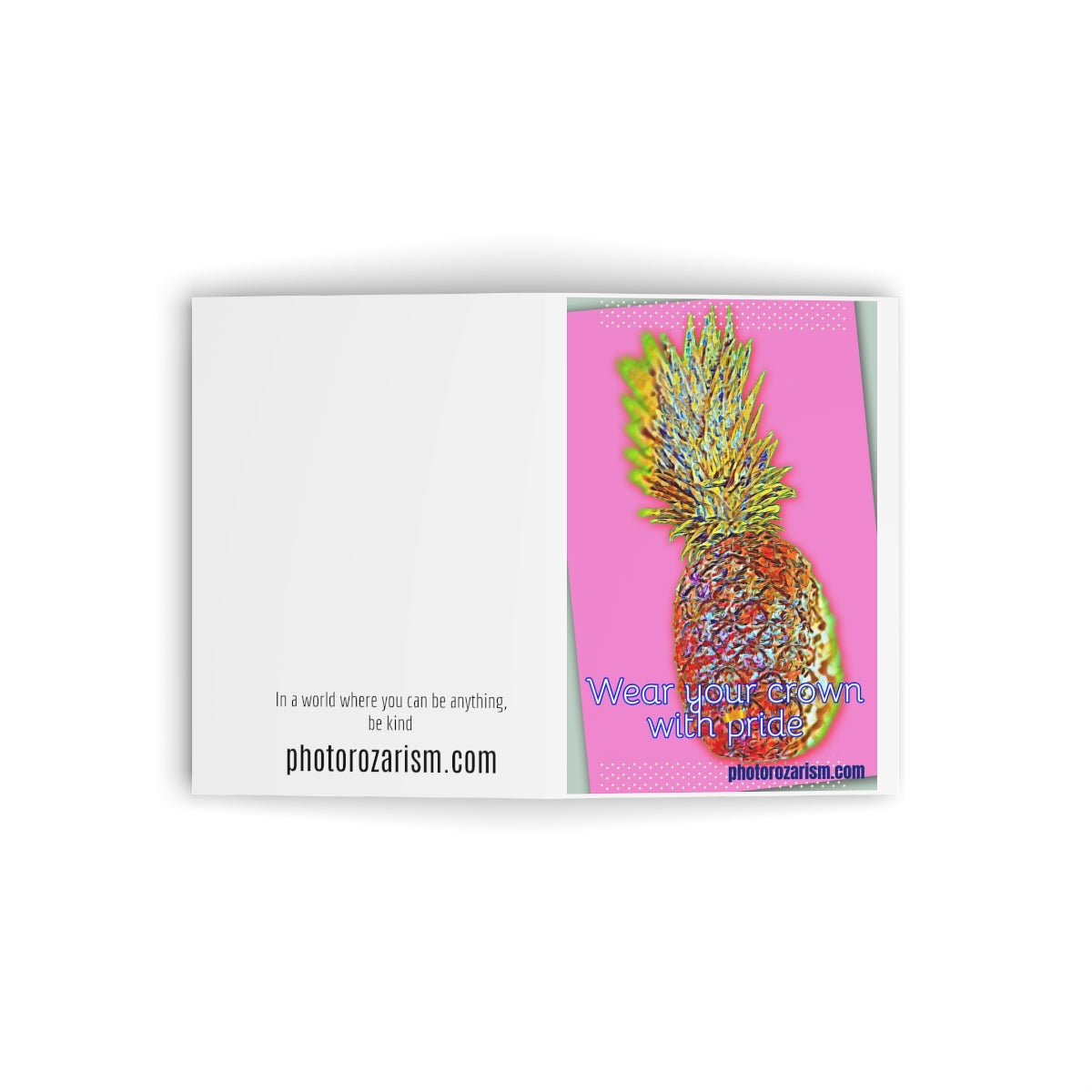 Pineapple Pop Art Blank Cards image 6