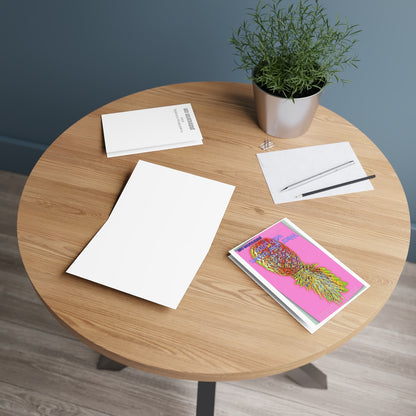 Pineapple Pop Art Blank Cards image 8