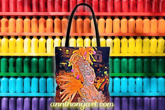 PRIDE Feathers Tote Bag